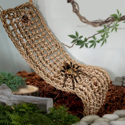 Bearded Dragon Lizard Hammock Reptile Lounger 30"*8" 1Pcs,100% Natural Seagrass Bed and Cage Terrarium Tank Accessories for Geckos,Snakes,Chameleon,Hermit Crab,Axolotl,Iguana