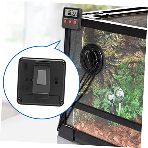 Abaodam 2sets Egg Incubation Thermohygrometer of Digital Reptile Tank Thermometer Hygrometer for Safe Touch Easy Use