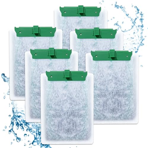 6 Pcs Filter Cartridges Compatible with Tetra Whisper Medium PF10 | Fish Tank Filter Cartridges Replacement Compatible with Tetra Whisper Bio-Bag Medium 10i IQ10 PF10, Power Filter for Aquarium - size: Medium,6 Pack
