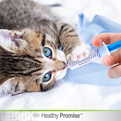 Four Paws Healthy Promise Easy Feeder Pet Feeding Syringe, 2 Count | Convenient syringe feeder, for hand-feeding kittens & puppies, easy to use, pet nursing supplies