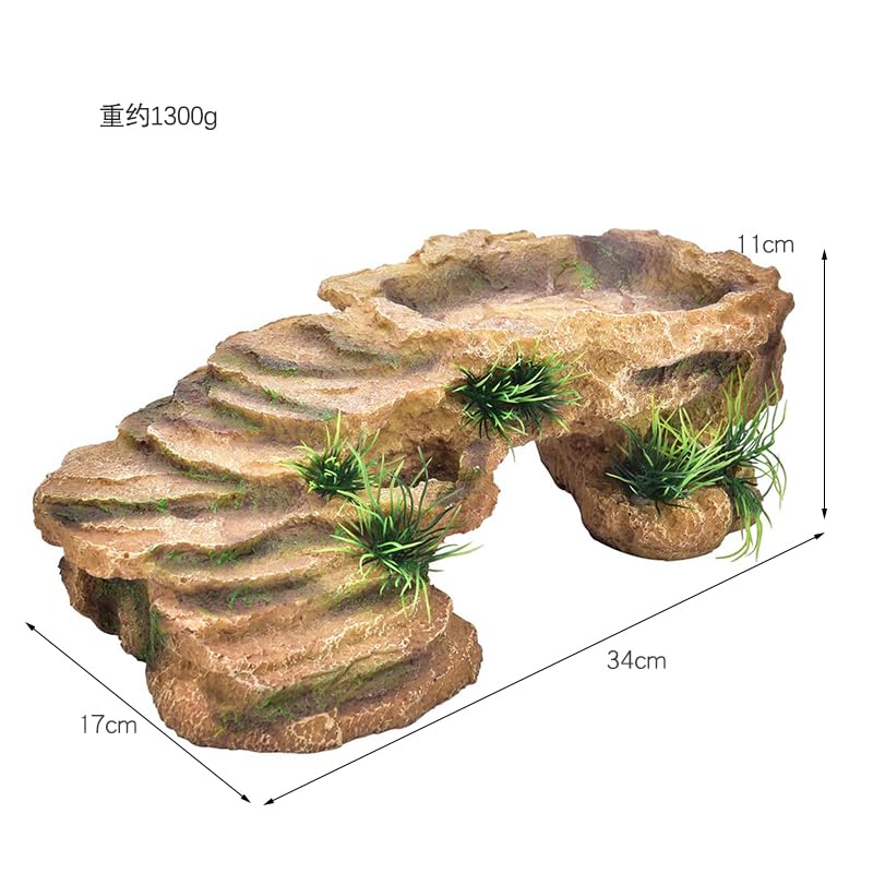 Turtle Basking Platform – Floating Turtle Tank Decoration for Aquariums & Terrariums – Perfect for Reptile, Lizard, and Turtle Habitat Hideout