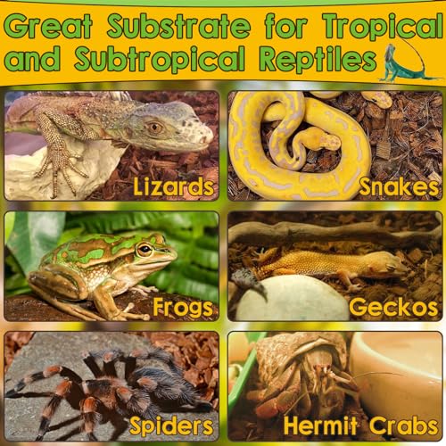 Halatool 1.1LB Sphagnum Moss & 10LB Coco Chips Substrate for Reptiles, Terrariums, Humidity Retention, Bedding, Nesting & Burrowing