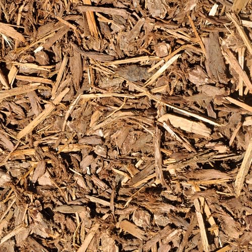 Premium Organic Wood Mulch for Gardens, Landscaping, Potted Plants, and Vegetable Gardens (0.3 CF - 8 L - 9 QTS) - color: Organic Wood Mulch, size: 0.3 CF - 8 L - 9 QTS