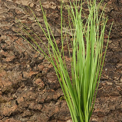 Fake Green Grass Reptile Terrarium Plants for Lizard Snake Tank | Bearded Dragon Gecko Tortoise Hermit Crab Habitat - color: G-fake Green Grass Plant