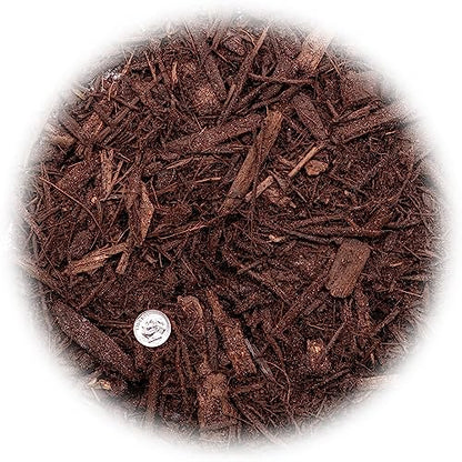 Premium Brown Mulch - Transform Your Landscape with Natural Elegance - 1 Quart - size: 1 Quart Bag, style: Brown Mulch