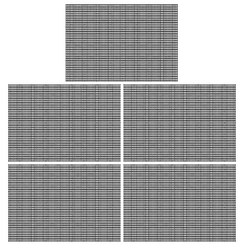 Xiaokeis 5pcs Flower Pot Hole Mesh Pad, 7.87 x 11.81inch Bonsai Mesh Drainage Screens Plant Pot Drainage Meshs Plant Screen Meshs, DIY Drainages Netting Pots Bottom Grid Mat(Color:Black)