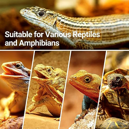 REPTI ZOO 50W Reptile Heat Lamp Bulb,2 Pack Intense Spot Basking Light,UVA Daylight Heating Lamp Bulb for Reptile & Amphibians & Chicken Brooder,Bearded Dragon, Lizard, Tortoise - style: 50W/Daylight
