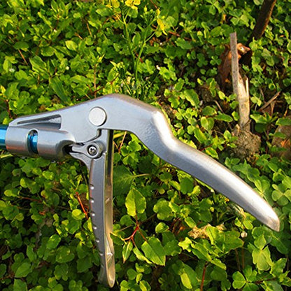 47'' Snake Tong Reptile Grabber Rattle Snake Catcher Wide Jaw Handling Tool with Lock and Comfortable Grip Handle All-Aluminum Alloy Professional - style: 47inch Snake Tong