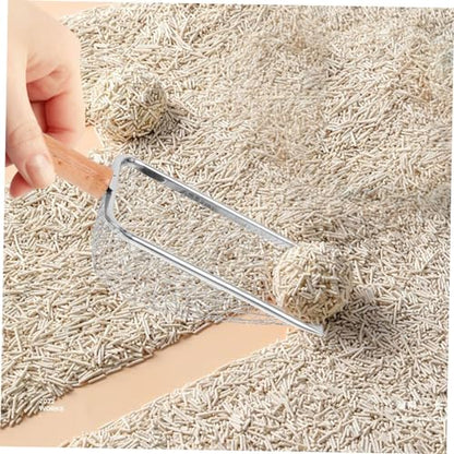 Cat Litter Scoop Handle Pet Waste Shovel Non-Stick Litter Cleaner for Cats and Reptiles Easy to Use for Home and Pet Stores