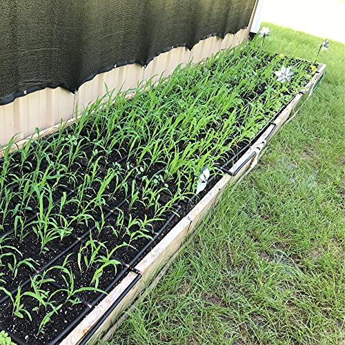 Garden Grid Manifold - 12" Tall, Double Style | Link All of Your Garden Grids So They Water Together | Ideal for Side-By-Side Garden Grid Connections - size: 12", style: Double
