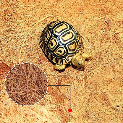 Ymiko Mat Coconut Fiber Coconut Fiber Reptile Mat for Turtles, Lizards & Snakes - Durable, Washable, Carpet 60x100cm - Perfect for Pet Health & Comfort (Brown)