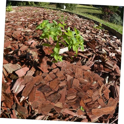 POPETPOP Reptile Terrarium Bark Chips 1 Bag Pine Bark for Tanks Decor | Natural Texture, Easy Placement, Small Pets, Single-Pack Supply, Polished Finish, Tidy Accent Piece, Daily Setup