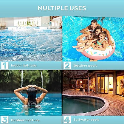 Hot Tub Test Strips for Spas - 6 in 1 Water Test [100 Pack] | Includes 100 hot tub test strips that measure chlorine, bromine, pH, alkalinity and hardness with results in 30 seconds. - style: HOT TUB TEST STRIPS - 100 STRIPS