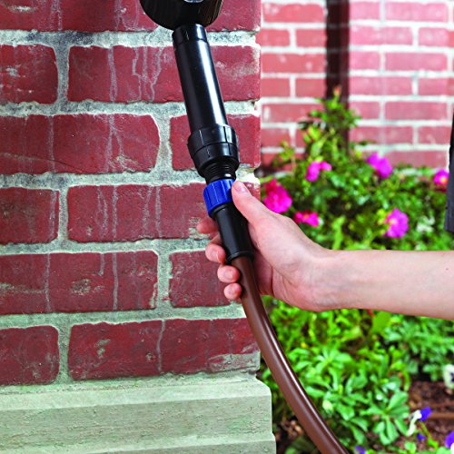 Raindrip SDFSTH1P Automatic Drip Irrigation Watering Kit with Timer for Flowers, Shrubs, and Trees, Waters up to 10 Plants, Includes Timer with Customizable Settings, 2 GPH Drippers - color: Timer, style: Flowers, Shrubs & Trees