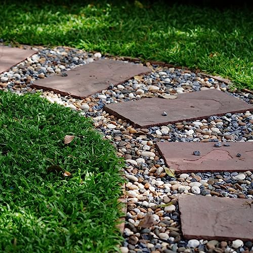 2lbs Natural River Rocks for Plants, 3/8" Aquarium Gravel | Decorative Polished Mixed Pebbles for Fish Tank, Gardening, Flower Pots, Vase Fillers, Indoor Water Fountains, Landscaping - size: 3/8 Inch
