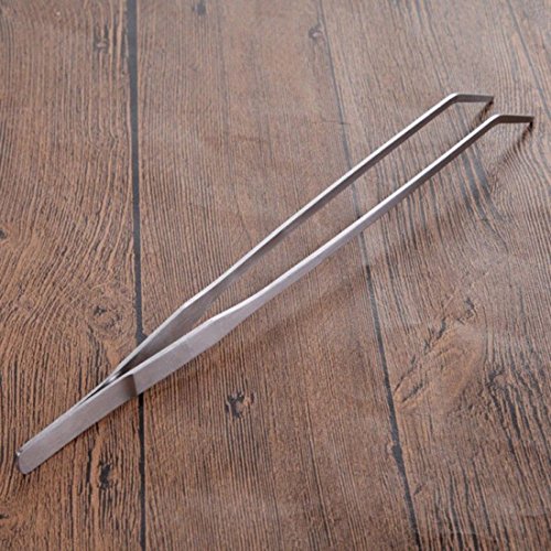 Aquarium Aquatic Plant Trimmer Sets Garden Bonsai Tweezers Fish Tank Algae Scrapers Cleaning Kits Water Plant Scissors Shears Clipper Tweezers for Feeding Reptiles Snake Lizards Spider