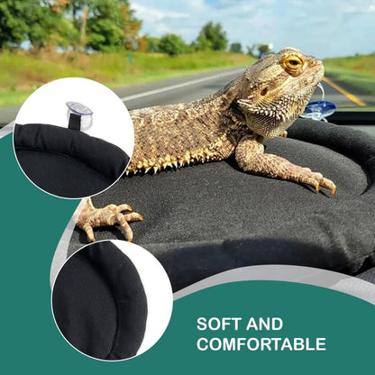 Lizard 2-Way Sleeping mat Car/Landscape Tank Lizard car Hammock Small Animal Support Bed Suitable for Small Animals Hamsters Chinchillas mice Birds Mane Lion Lizards Kittens