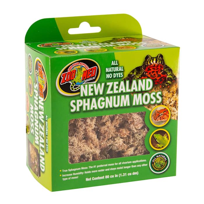 Zoo Med New Zealand Sphagnum Moss (Pack of 2) - size: Single Pack (Pack of 2)