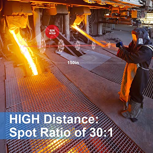 BT-1500 Non-Contact Pyrometer 30:1 Industrial Laser Thermometer Gun, -58℉ to 2732℉ (-50℃ ~ 1500℃) High Temp Infrared Thermometer (NOT for Human) - color: Infrared Thermometer BT-1500 Blue
