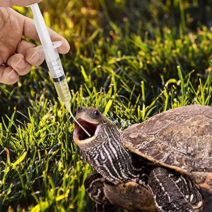 balacoo Bird Feeding Syringe Set with Tubes 3 Sizes 1.69Oz 0.85Oz & 0.34Oz Capacity Clear Plastic Hand-Feeding Tool for Baby Parrots Pigeons Doves and Snakes Includes 5 Thin Injecting Tubes