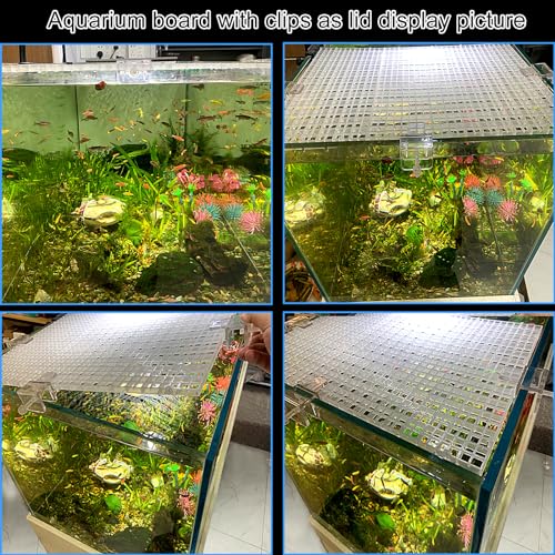 6 pcs Aquarium lid Clips Rimless Aquarium Fish Tank top Cover lid Hood Support Holder Glass Aquarium Acrylic Fish Tank top Clip