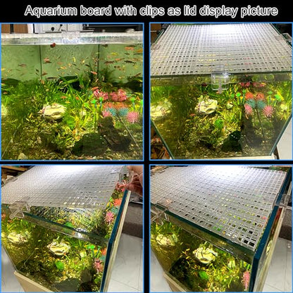 6 pcs Aquarium lid Clips Rimless Aquarium Fish Tank top Cover lid Hood Support Holder Glass Aquarium Acrylic Fish Tank top Clip
