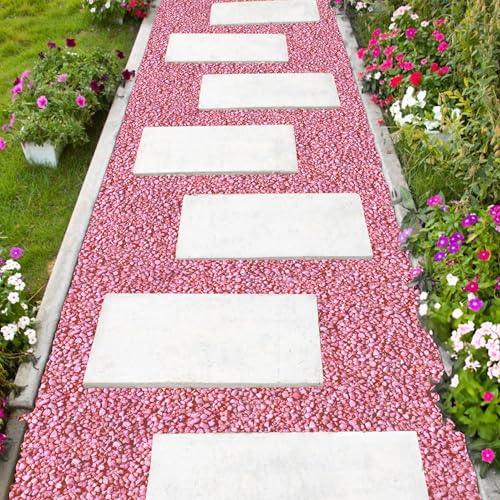 Hygloss Craft Rocks Mini Stones for Art Projects-Bag O' Gravel, Neon Pink, 5 lb - color: Neon Pink, size: 5 lb, style: Gravel