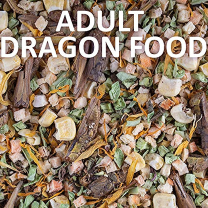 Healthy Herp Adult Bearded Dragon Food Instant Meal Reptiles-14 Cups&1 Dish | Bearded Dragon Tank Accessories - Made in USA - for Box Turtles, Lizards, Tortoises - Variety Pack