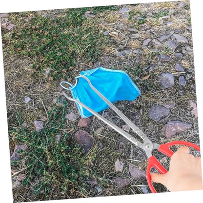 LIOOBO Reptile Feeding Tongs Snake Catching Tools Stainless Steel Reptile Tweezers Long Tweezers for Terrarium