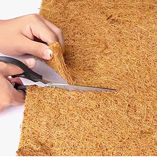 SUNYAY 16x120 inch Natural Coconut Coir Liner Sheets Coco Fiber Roll Coco Mat for Planter Flower Basket Liner Garden Decoration Animal Pet Pad - size: 16x120 inch