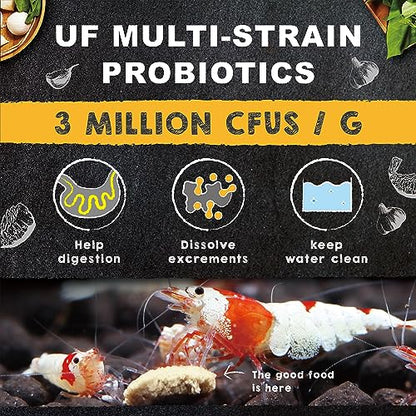 Ultra Fresh Shrimp Food, High Protein, Rich in Vitamins for Crystal, Caridina and Small Tropical Shrimp 4.94oz - size: 4.94 Ounce (Pack of 1)