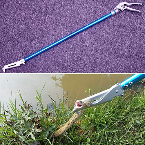 47-inch Snake Tongs Snake Catcher Grabber Tool Aluminum Alloy Reptile Catching Professional Equipment
