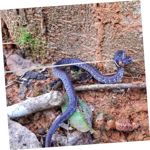 Toddmomy Retractable Snake Catching Hook Tool Reptile Grabber for Safe Handling of Snakes and Reptiles for Feeding and Care Terrariums