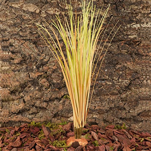 Fake Desert Dry Grass Reptile Plants Bearded Dragon Terrarium Décor | Desert Terrarium Grass for Leopard Gecko Tortoise Lizard Arid Tank Habitat - color: F-fake Desert Dry Grass