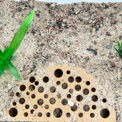 Shrimp Breeding Protector, Shrimp Hide Tunnel, White | Aquarium tunnel creates a sheltered breeding cave for dwarf, cherry and baby shrimp while helping protect young shrimp. - color: White