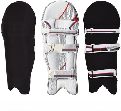 KNK Cricket Batting Pad Covers, Universal Youth and Adult Fit, Pair - color: Black