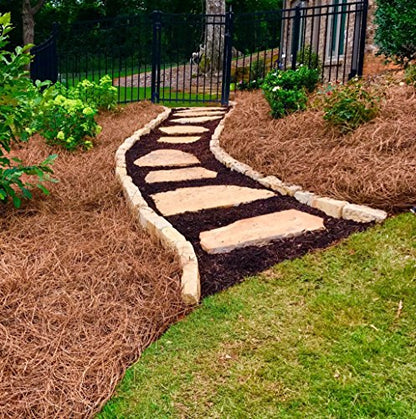 USA Pine Straw | Premium Pine Needle Mulch - 210 Sqft. (1) - size: Pine Needle Mulch - 210 Sqft 1 set