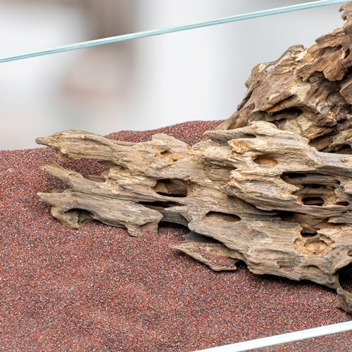 UNS Controsand - Pacifica, 8L - Natural Freshwater 0.4-0.9mm Dark Reddish Sand for Aquascaping Planted Tanks - Aquarium, Terrarium, Paludarium Substrate for Betta, Shrimp, Fish, Jumping Spider, Turtle - size: 8L