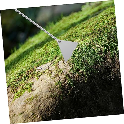 COLLBATH 1set Aquarium Scissors Set Stainless Steel Long Tweezer Scraper Tool for Plant Care - size: 32X7X1CM