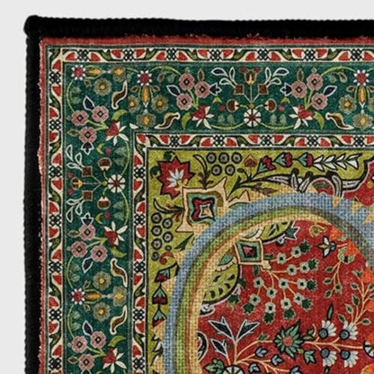 Modern Wild Animal Crocodile Area Rug 5x8 Feet Washable Boho Green Crocodile Reptile Decor Rugs for Bedroom Office Under Table Non-Slip Alligator Entryway Mat - size: 5'x8'/150*245cm/97"x60"(Rectangular)