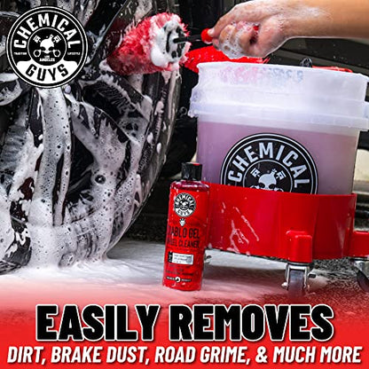 Chemical Guys, Best Two-Bucket Car Wash Kit, Mitts & Dirt Trap, 11-Piece | Two buckets with dirt traps, wash mitts, soap and towels for safe, scratch-free weekly washes, full kit - style: HOL121
