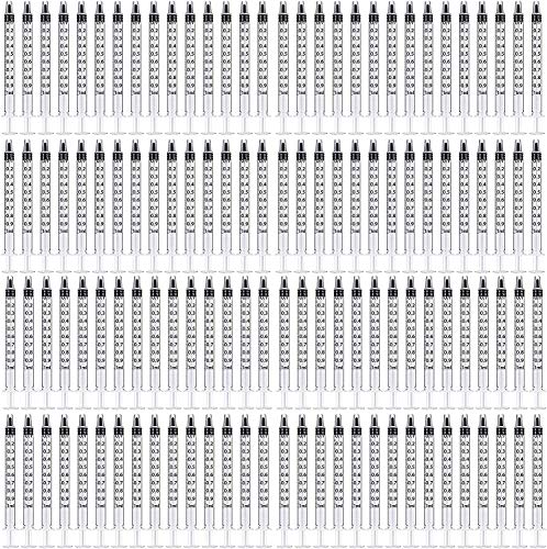 100PCS 1ml 1cc Syringe No Needle Plastic Syringe for Pets Oral, Refilling | For use in Oil or Glue Applicator, Measuring or Transfering Tiny Amount of Liquids