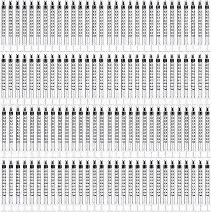 100PCS 1ml 1cc Syringe No Needle Plastic Syringe for Pets Oral, Refilling | For use in Oil or Glue Applicator, Measuring or Transfering Tiny Amount of Liquids