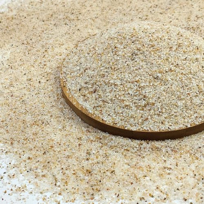 FANTIAN Aquarium Sand, 10 lbs Fish Tank Sand, Beige | Aquarium Substrate Gravel, Safe for Fish Tank, Shrimp, Terrariums, Aquatic, Plant, Fire Pits, Candle, Vase, Crafts - color: Beige, size: 10 LB