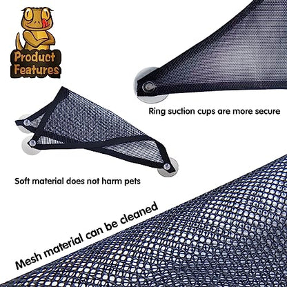 Bearded Dragon Hammock Reptile Hammock for Axolotl,Geckos,Lizards,Breathable Mesh Bearded Dragon Tank Accessories for Snakes,Chameleon,Fish - size: 18*12*9inch