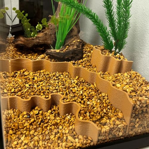 REEFSHAPE Aquarium or Terrarium Substrate Cliffs Combo Pack | Separate Substrate Layers in Aquariums or Terrariums to Create Cliffs & Depth | Made in USA (Cliff Combo, Tan) - color: Cliff Combo, Tan