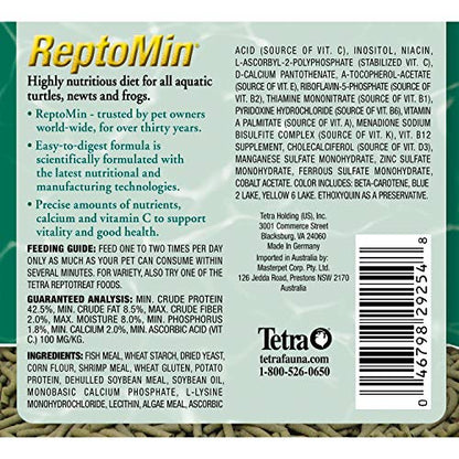Tetra 29254 5.55 Lb Reptomin Floating Food Sticks, One Size - size: 3.7 Ounce (Pack of 24)