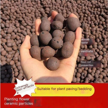 Lightweight Clay Pebbles Ceramsite Porous Drainage Clay Balls Plants-L (30-40Mm)-1 Lb - color: 1 lb, size: L (30-40mm)