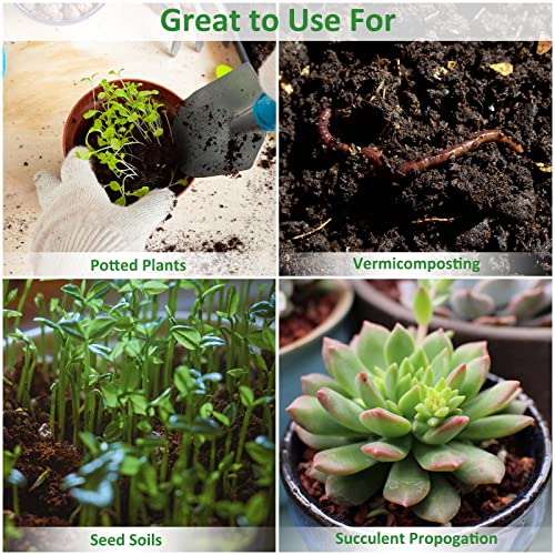 Riare 6pcs Organic Coco Coir Bricks, Natural Coconut Coir for Plants | High Expansion & Moisture Retention Coconut Husk Fiber for Seed Starting, Potting Mix, Composting, Soil Amendment & Reptiles - color: Pack of 6