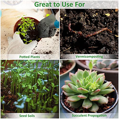 Riare 6pcs Organic Coco Coir Bricks, Natural Coconut Coir for Plants | High Expansion & Moisture Retention Coconut Husk Fiber for Seed Starting, Potting Mix, Composting, Soil Amendment & Reptiles - color: Pack of 6